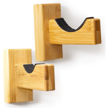 Horizontaal honkbalknuppelrek van massief hout, displaykast voor honkbalknuppels met wandmontage voor een perfecte pasvorm, zachte voering ter