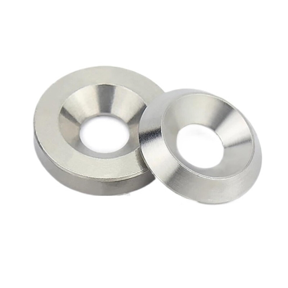 Kegelpfannenunterlegscheibe, M3 M4 M5 M6 M8 M10 M12 Countersunk Washer Stainless Steel Washers (M4x13x3.2(5Pcs)) Cone 9119770179579