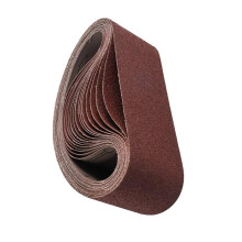 3 x 18 Inch Sanding Belts, 76x457mm Aluminum Oxide, 18 Per Pack, Sandpaper For Portable Belt Sander