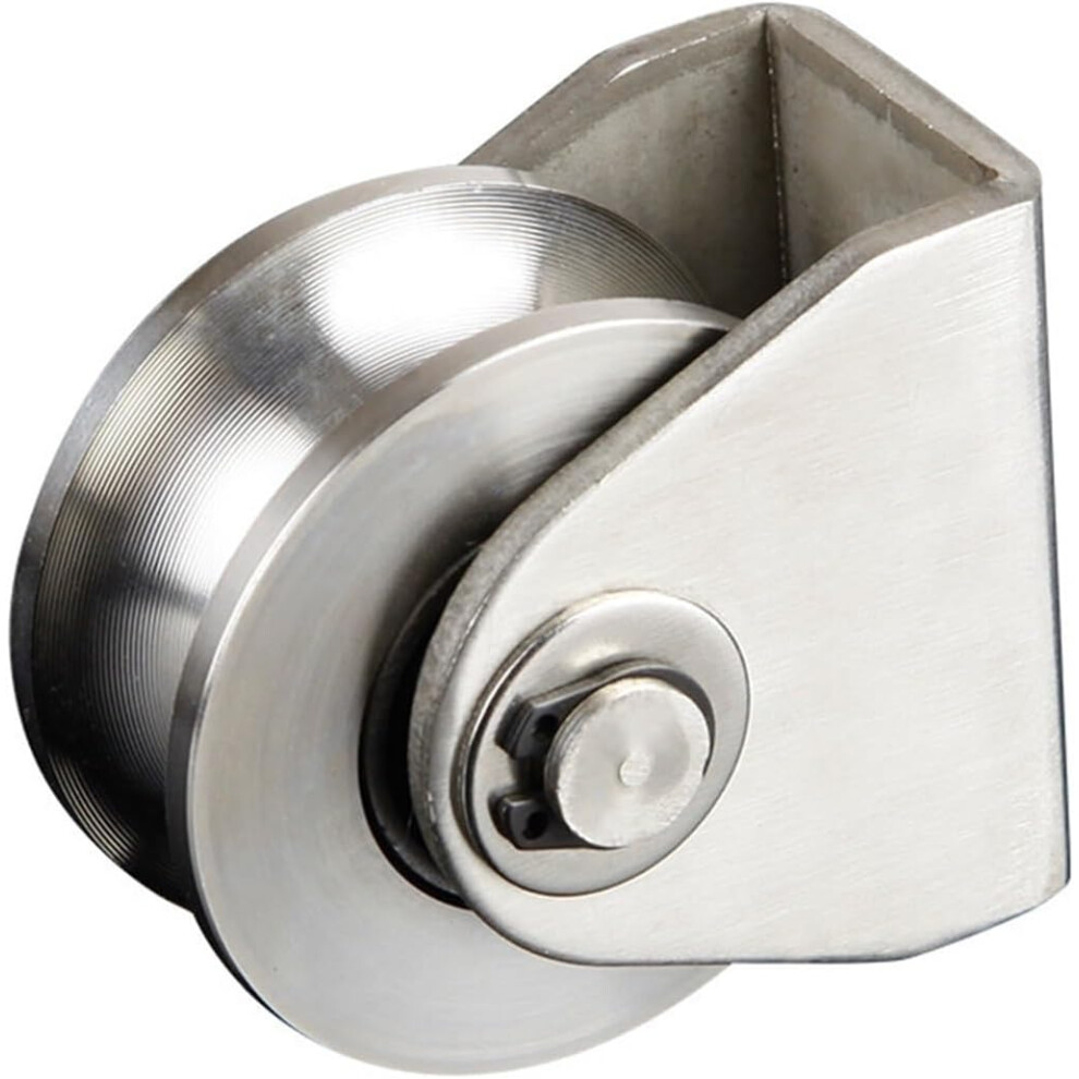 Pulleys Block Stainless Steel 304 U Type Groove Wheel 48Mm Sliding Door Wheel Roller For Steel Wire Rope 9323874499956
