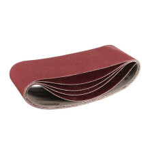 Sanding Belts 457x75mm Aluminum Oxide Grits 40/80/120 For Belt Sanders 5 Pcs