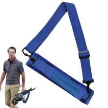 Golf Club Travel Bag with Adjustable Strap and Handle for Men, Women, Adults Blue