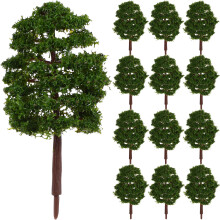20 Unidades 9 Cm Árvores De Paisagem Verde
