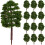 20 Unidades 9 Cm Árvores De Paisagem Verde 1