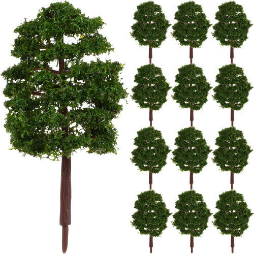 20 Unidades 9 Cm Árvores De Paisagem Verde