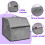 Foldable Sewing Machine Dust Cover with Storage Pockets, Universal Sewing Machine Protector for Most Standard Machines, Essential Sewing Accessory. 3