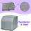 Foldable Sewing Machine Dust Cover with Storage Pockets, Universal Sewing Machine Protector for Most Standard Machines, Essential Sewing Accessory. 4
