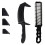 2x/Set Hair Cutting Positioning Comb Set-black black 1