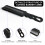 2x/Set Hair Cutting Positioning Comb Set-black black 5