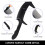 2x/Set Hair Cutting Positioning Comb Set-black black 6