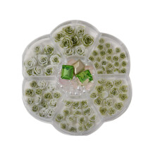 3D Flowers Nails Art Charms Rectangle Nail Rhinestones-style 04