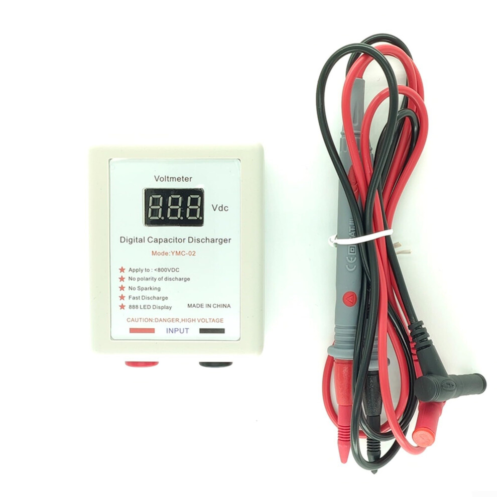 800V Digital Capacitor Fast Discharger Voltage Discharge Tool (Show In Blue) 9119770181862