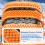 Snow Chains, Reusable, 10Pcs Orange, Tire Sizes 165275mm 3