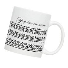 Humorous Ceramic Coffee Mug Heat Resistant Large Water-White