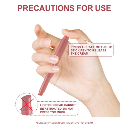 Press Lipstick Pen Moisturizing Lip Gloss Smooth Lip-style 7 1