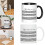 Humorous Ceramic Coffee Mug Heat Resistant Large Water-White 3
