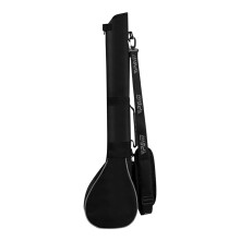 Golf Carry Bags Golf Bag Pack with Capacity for 3 Clubs, Foldable Mini Soft Racket Bag with Removable Shoulder Strap for Men and Women Black Silver