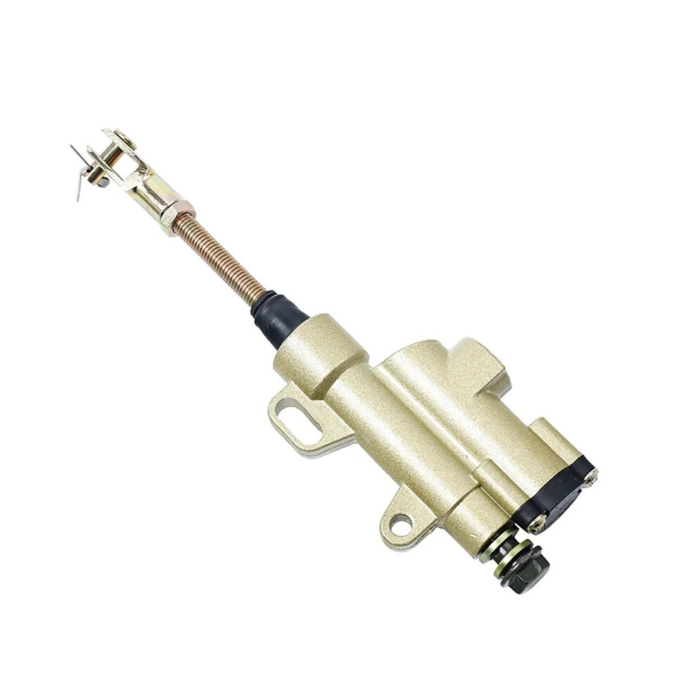 Motorcycle Rear Brake Master Cylinder Hydraulic Pump M10x1.25 Performance Gold 9119770182418