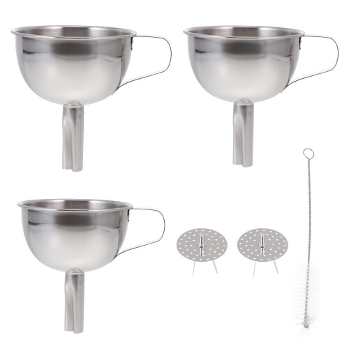 Conjunto De Acessórios De Cozinha Aço Inoxidável Prateado