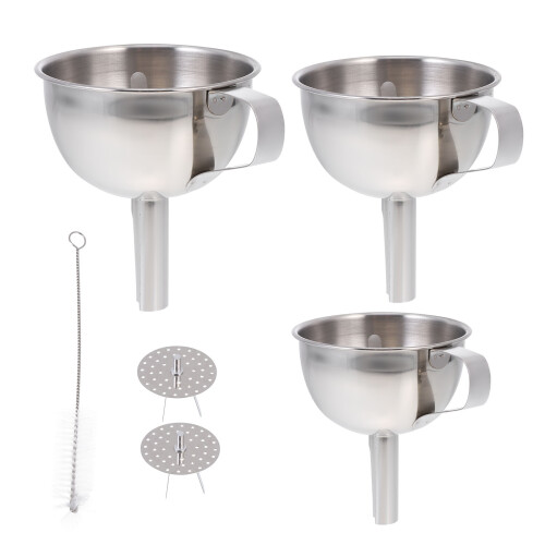 Conjunto De Acessórios De Cozinha Aço Inoxidável Prateado 2