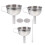 Conjunto De Acessórios De Cozinha Aço Inoxidável Prateado 9