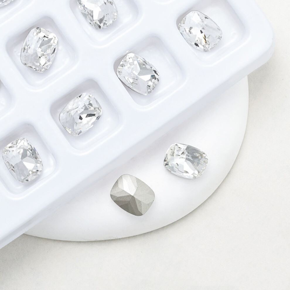 10x Nail Rhinestones Nail Charms Clear Nail Crystal-style 15