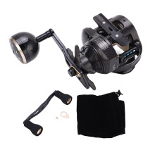 Hochleistungs-Baitcaster mit Mehrscheiben-Carbonit-Bremssystem, präzisen japanischen ABEC-5-Kugellagern und robusten Edelstahlwellen für einen