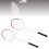 2Pcs Badminton Schläger Legierung Ultra Licht 5