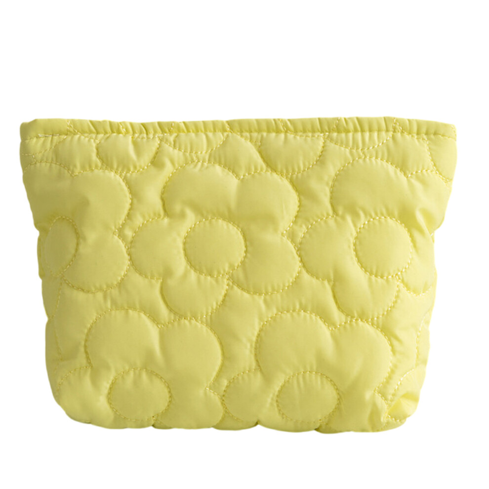Portable Makeup Bag Toiletry Bag Storage Case Large-Yellow