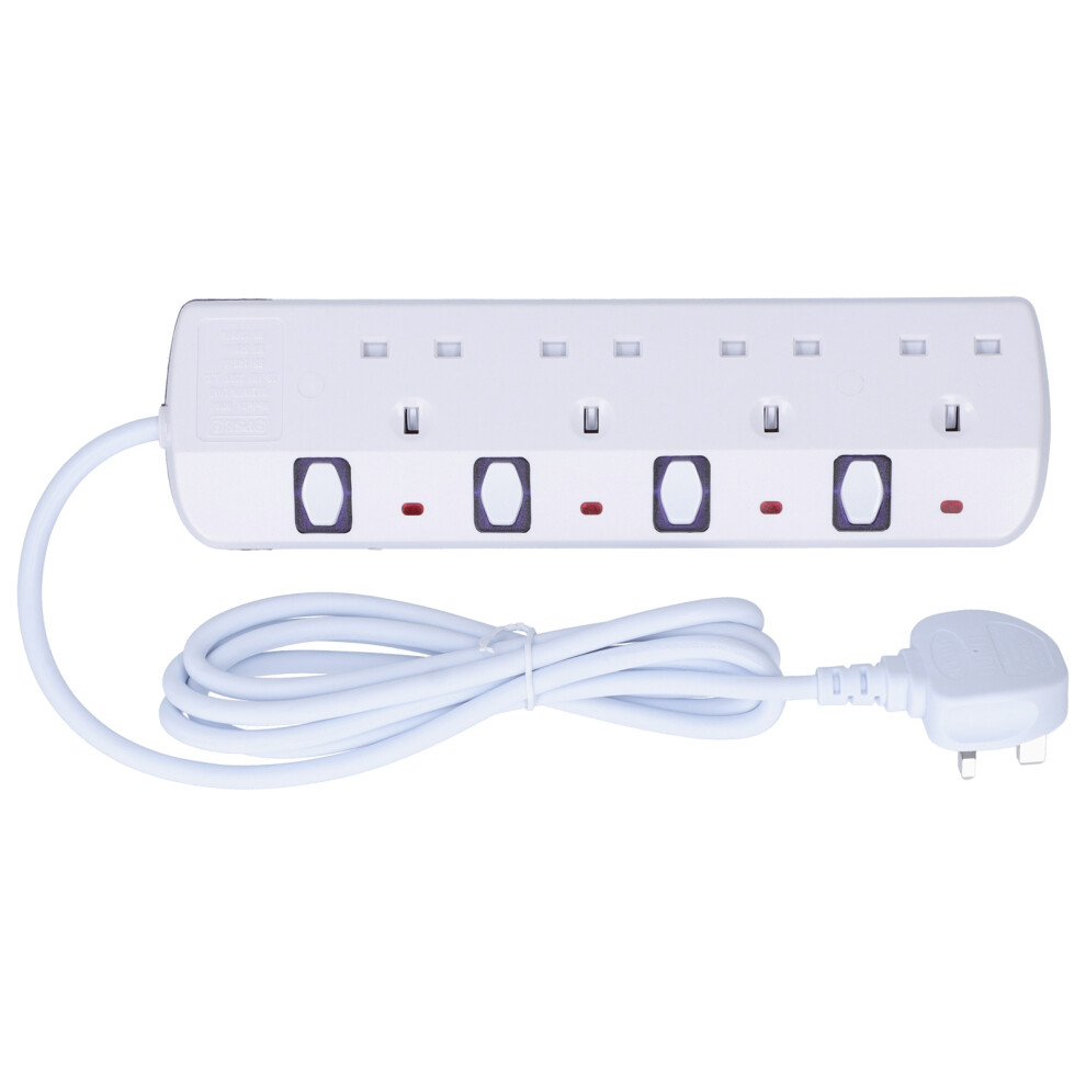 Safety Protection Surge Protector With Glass Clamp Stainless Steel Outlet Adapter Individual Switches Flat Plug Design Desk Accessories Clamp Mount Ou 9454554539263