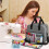 Sewing Machine Carrying Bag with Multiple Pockets, Waterproof, Dark Purple 2