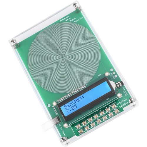 Adjustable frequency generator, 7.83 Hz sine wave with TypeC power interface, 0.01 Hz  100000 Hz range Ref: 3421 1