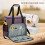 Sewing Machine Storage Bag with Removable Shoulder Strap, Multiple Storage Pockets, Sewing Machines Carry Bag Blue 5