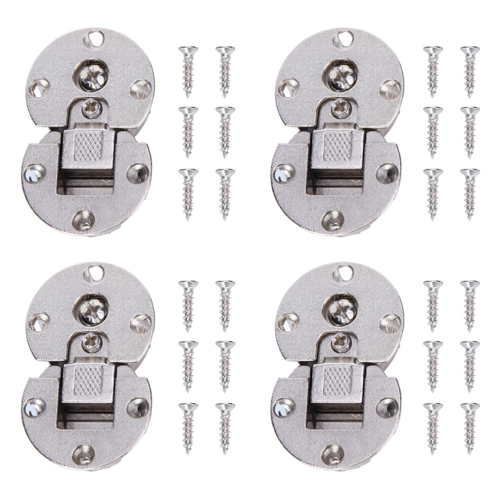 Ultra Quiet Concealed Cabinet Hinges Zinc Alloy Furniture Hinges With 90 Degree Opening Load Capacity Up To 10Kg Durable And Long Lasting Silver Tone 9454554534251