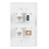 Πλάκα τοίχου HDMI Coax Ethernet, ανθεκτική αντοχή στη φθορά, αντοχή στη διάβρωση, 7