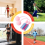 Corda de pular com ajuste rápido de comprimento, ideal para exercícios e perda de peso, com bolas de peso, para exercícios de alta velocidade em 4