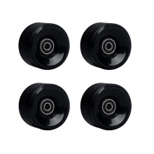 Inline Skate Wheels Replacement 78A 65x36mm ABEC9 Bearings 4/8 Pack For Inline Skates, DoubleRow, Quad Skates