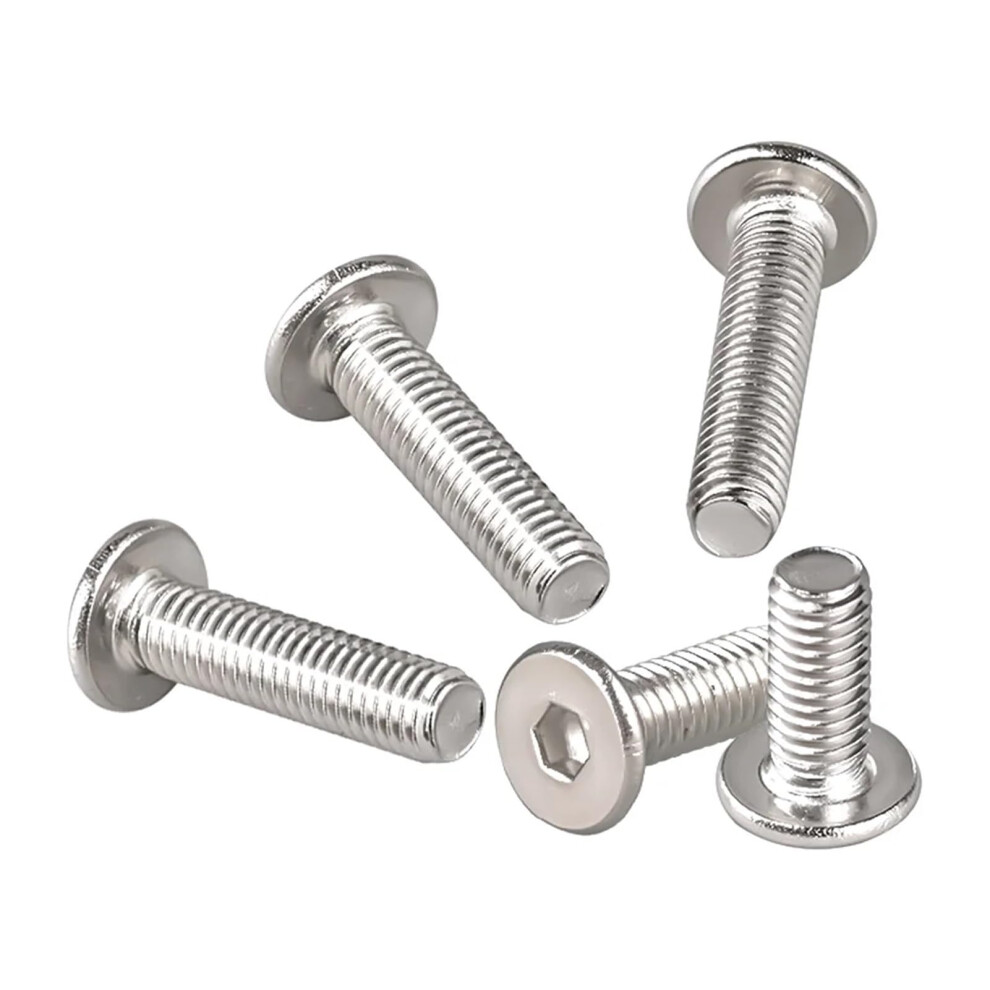 5Â50 Pieces 304 Stainless Steel M1.6 M2 M2.5 M3 M4 M5 M6 M8 Hex Socket Head Cap Screws (5Mm, M5 10Pcs) 9001264343330