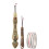 Thread cutter with seam ripper, for removing thread, sewing, clothing, needles, work patterns, 2 pieces gold 5