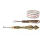 Thread cutter with seam ripper, for removing thread, sewing, clothing, needles, work patterns, 2 pieces gold 3