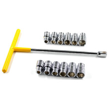 1/2inch socket extension, Tshaped wrench, hand sleeve, strong magnetic hex screwdriver, Tshaped connecting rod, easy installation
