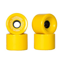 80A Longboard Wheels Marble Yellow 70 x 51 mm Angular Lip For Cruising Freestyle Dancing Downhill Large Wheels