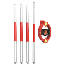 Aluminium Mini Set with 4 rods,  for precise measurements with the total station (ADS101, 17.5 mm)