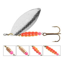 Fishing Hooks Spoon Lures Spinner Lure Pike Metal Bass Hard Bait Color 002 Size 7.0g Size 2 4.5g 12.5g 17.4g 27.1g