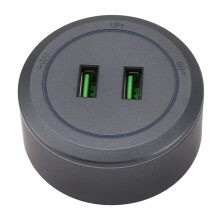 Stazione di ricarica USB con tecnologia di ricarica intelligente, hub di ricarica multi USB con ricarica wireless, costruzione di alta qualità per