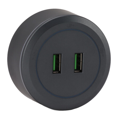 Σταθμός φόρτισης USB με τεχνολογία έξυπνης φόρτισης, πολλαπλός φορτιστής USB με 2