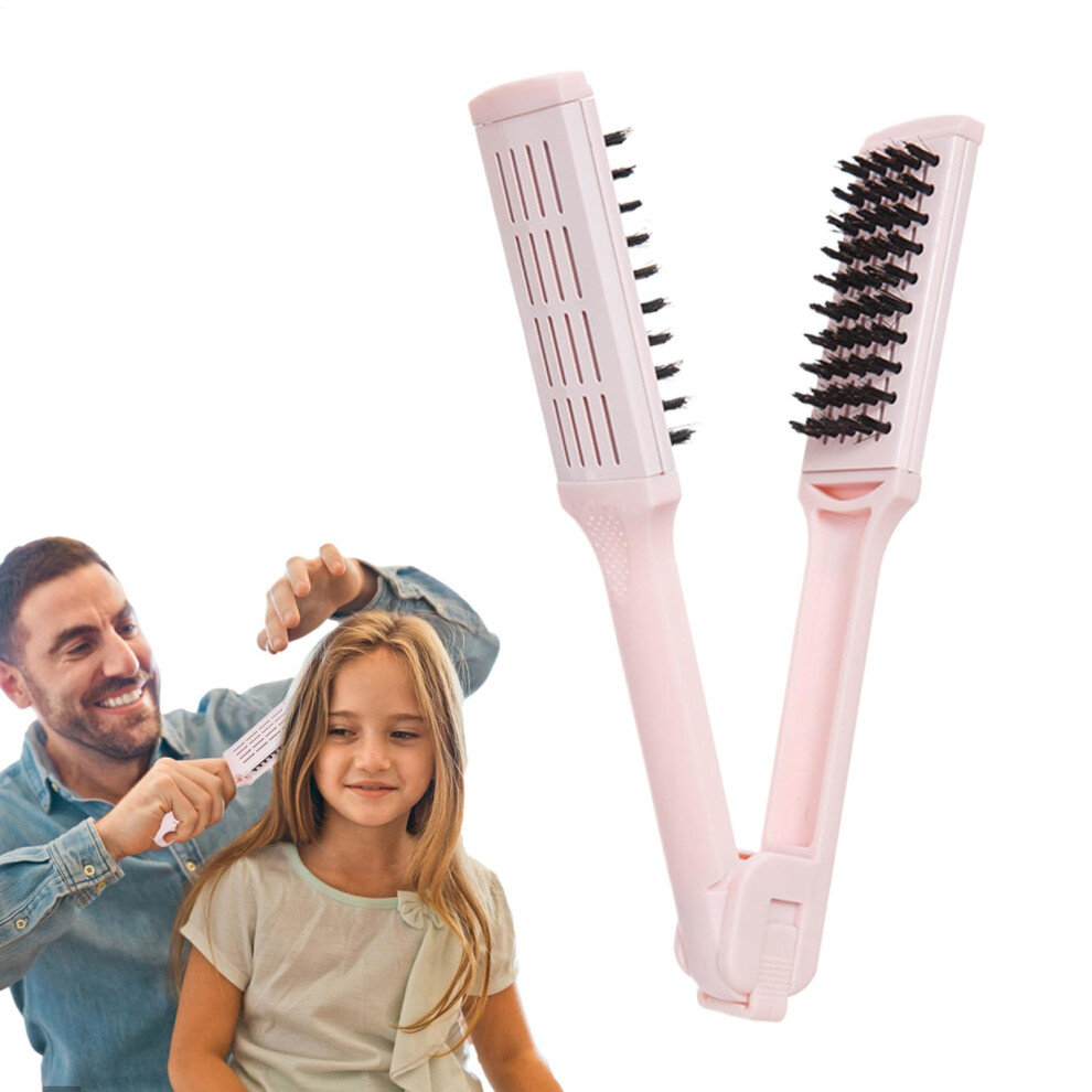 Hair Straightener Comb Wig Knot Remover Tool | Portable Detangling Comb For Men Women Adults Kids | Travel Braiding
