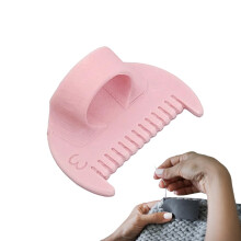 Finger guide sewing manual, hand stitches manual, thimble pad hand sewing needle finger protector pink
