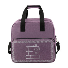 Sewing Machine Tote Bag, Sewing Machine Bag, Lightweight Accessories with Handle, Dustproof Yarn Storage, Sewing Shopping Bag Purple