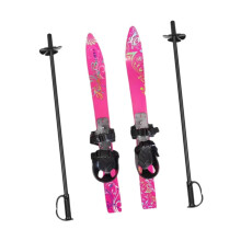 Kinder Skigafeln Children's ski poles Skigafeln Ski poles Schnee Snow Skier Skis Pink Pink